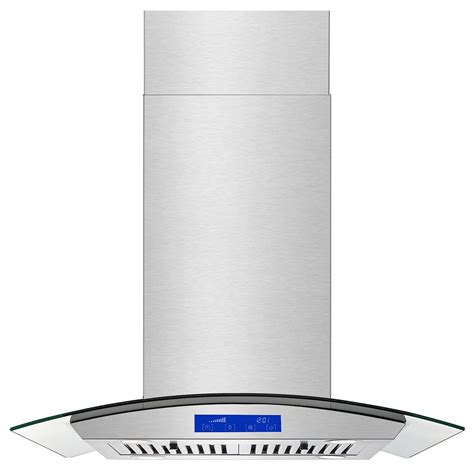 Buy JOEAONZ Island Range Hood 30 Inch Ceiling Stainless Steel Kitchen ...