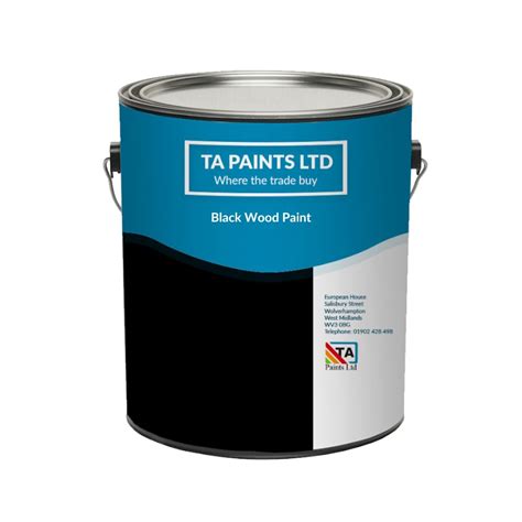 Black Wood Paint - TA Paints