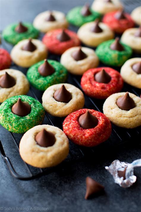 Super soft and simple classic peanut butter blossoms for your holiday b ...