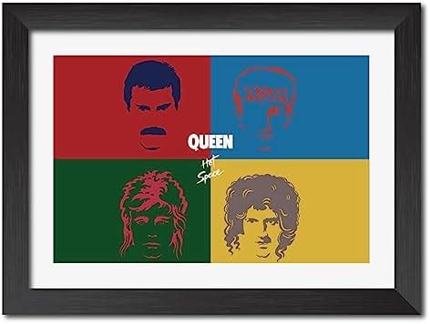 inspire TA Queen Rock band Framed Poster Vintage Music Band Painting ...
