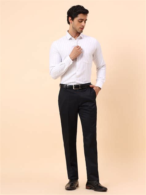 Formal Trousers for Men l Breathable & Soft with Color Fastness Regula ...