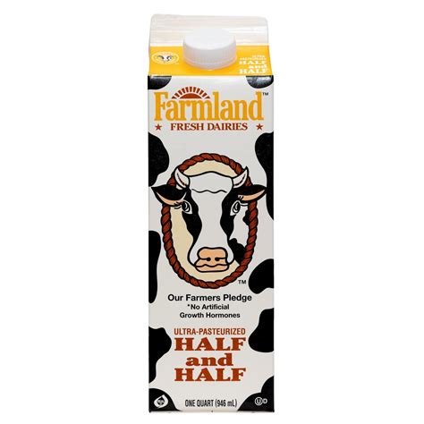 Farmland Fresh Dairies Half and Half, 1 quart - Fairway