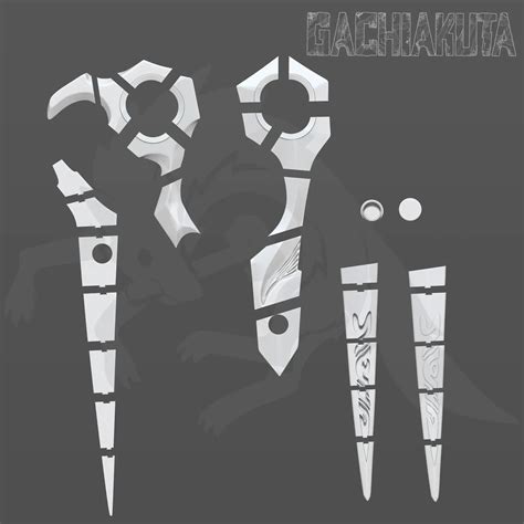 ️ Riyo’s Reaper Scissors – Gachiakuta Inspired Cosplay Prop・ 3D File ...