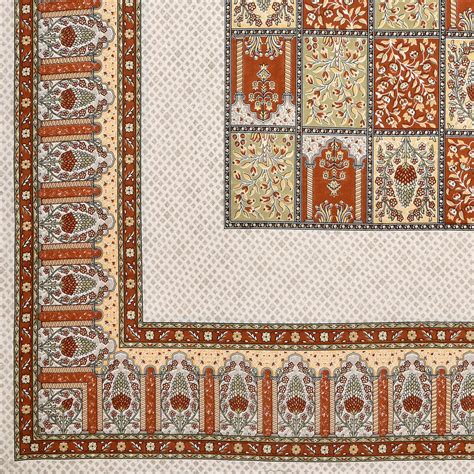The Rich Legacy Brown Cotton Double Bedsheet – JaipurFabric®