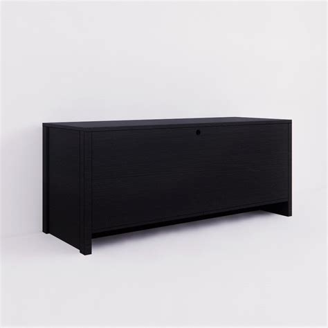 Zouk Wooden TV Unit – Wenge Finish with Open Shelf & Cabinet