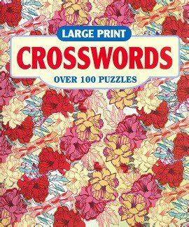 Buy Large Print Crosswords Book Online at Low Prices in India | Large ...