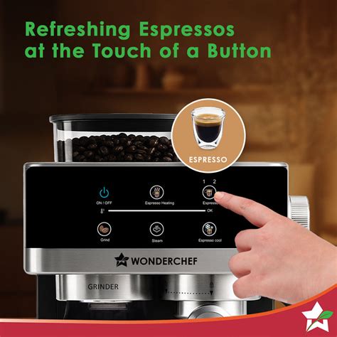 Regalia Semi-automatic Espresso Machine & Coffee Grinder, 20-bar Press ...