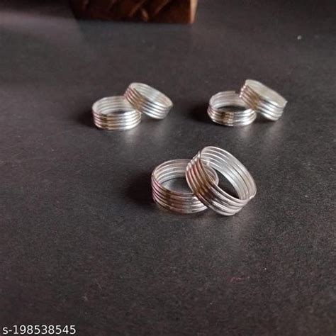 3 Spiral Coil Toe Rings – Shefit