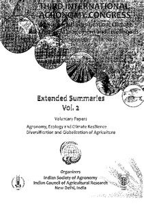 Enhancing water I use efficiency of maize-chickpea sequence under ...