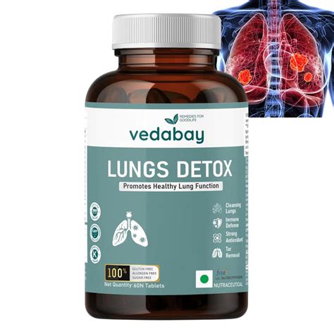 Vedabay Lungs Detox For Smokers, Removes Tar and Mucus from the Lungs ...