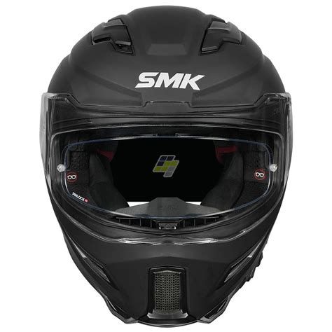 SMK Agnar Solid Matt Black Helmet | With Sun Visor – PowerSports