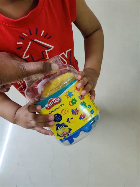 Play-Doh Creative Kit in a Jar Arts and Crafts Toy for Kids 3 Years and ...