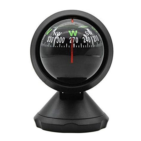 ELBME Car Compass Dashboard Boat Outdoor Dash Mount Truck (Black ...