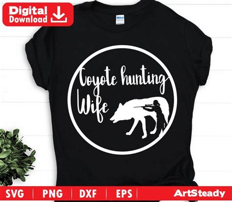 Coyote Svg Files Wife Player Theme Yote Hunting for Hunter - Etsy India
