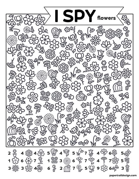 I Spy Printable Sheets Free - Free Math Worksheet Printable