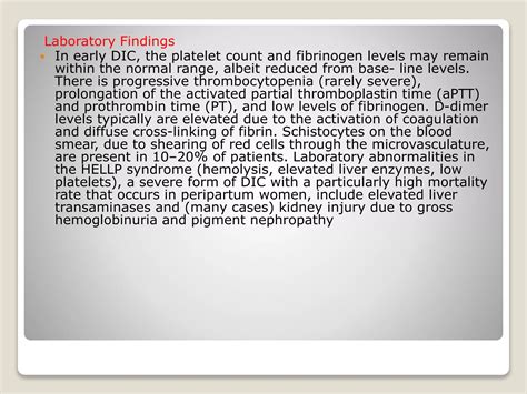 Dic & coagulation tests | PPTX