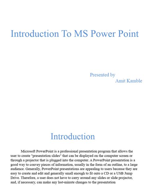 Image result for Introduction to Microsoft PowerPoint