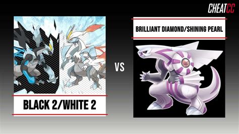 Pokémon Black 2 & White 2 vs. Pokémon Brilliant Diamond & Shining Pearl ...