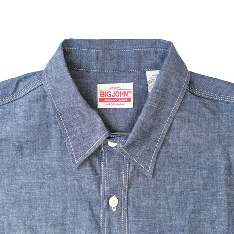 Big John Selvedge Chambray Work Shirt - Okayama Denim