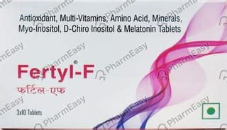 Buy Fertyl F Strip Of 10 Tablets Online at Flat 15% OFF | PharmEasy