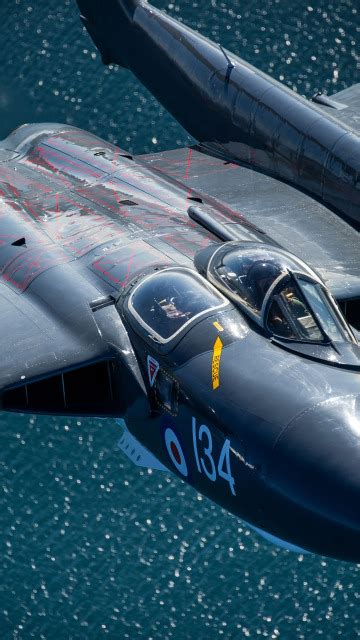 Download wallpaper Fighter, Pilot, RAF, Royal Navy, Cockpit, Sea Vixen ...