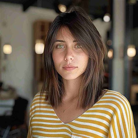 Straight Shoulder Length Hairstyles 2024