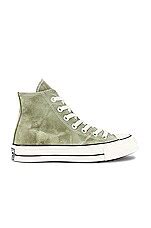 Converse Chuck 70 Hi Washed Canvas in Light Field Surplus | REVOLVE