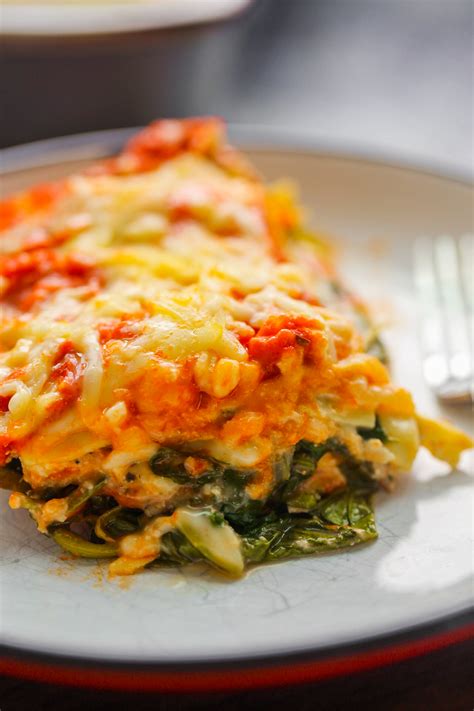 Chicken Mushroom And Spinach Lasagna