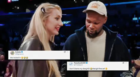 VIDEO: Social Media Explodes After Fans Catch Kevin Durant Staring At ...