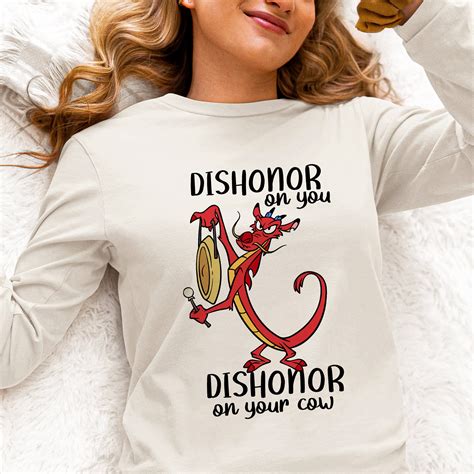 Dishonor on Your Cow Mushu Svg Mulan Vinyl Cut File, Svg, Dxf, Png, Ai ...