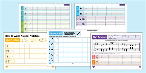 👉 LKS2 How to Write Musical Notation Activity