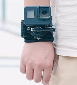 Lupholue 360 Degree Rotary Sports Camera Wrist Strap Band Mount ...