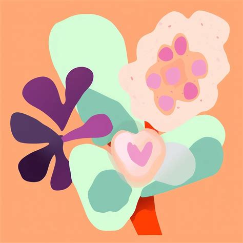 Cartoon Flower Pattern 的图像结果