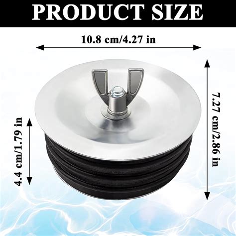 Niuohoy Steel Mechanical Test Plug, Sewer Cleanout Cap, India | Ubuy