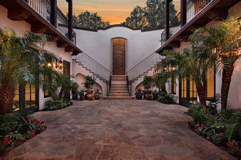 Patio Hacienda Style Homes, Spanish Style Homes, Spanish House, Spanish ...