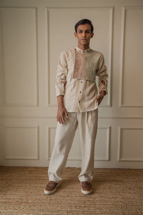 Materiality Pleated Straight Pants – Lafaani