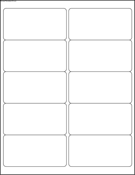 Avery Address Labels Template 5161 – williamson-ga.us