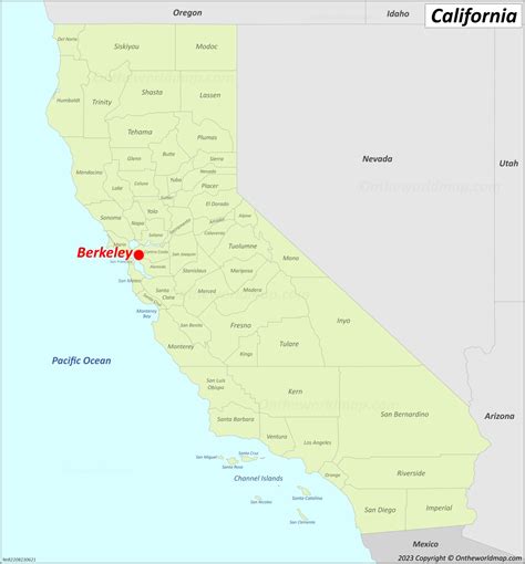 Uc Berkeley Location Map