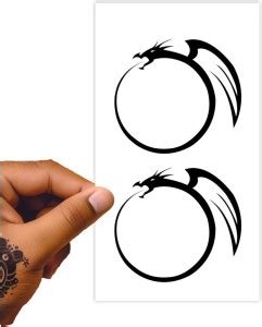 voorkoms Dragon Tattoo Temporary Tattoo Stickers For Male And Female ...