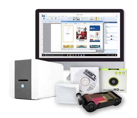 Buy IDP SMART-21S ID Card Simplex Printer Bundle with PC Only Software ...