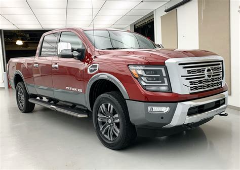 2020-nissan-titan-xd-red-platinum - The Fast Lane Truck