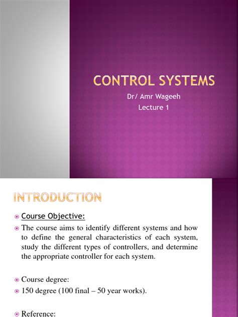 Image result for Control System Course