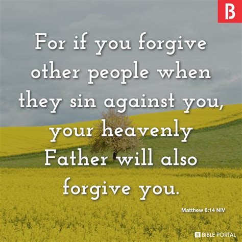 What Does Say About Forgiveness