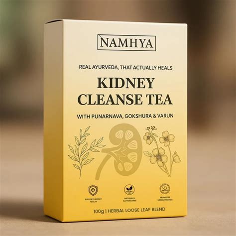 Namhya Kidney Cleanse Tea – 100g Loose (50 Cups, Pack of 1) – Supports ...