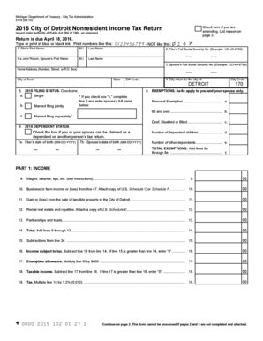 Detroit Tax Form 5119 - Fill Online, Printable, Fillable, Blank | pdfFiller