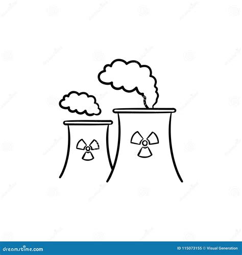 Nuclear Power Plant Drawing