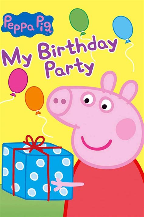 wallpics™ Peppa Pig Cartoon Waterproof Vinyl Sticker Poster | (12X18 ...