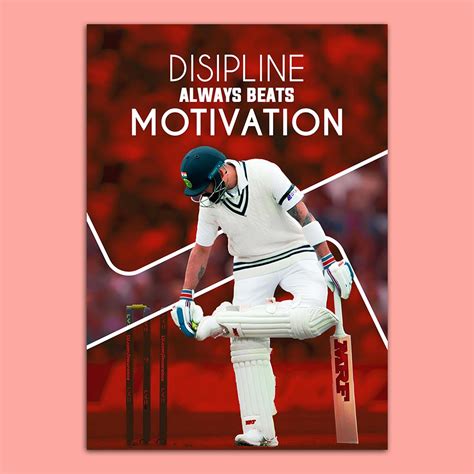 Discipline Always Beats Motivation Poster – Frame Kro