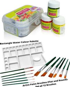 Flipkart.com | MBS SATR Color Mixing pallets/colours set/Flat paint ...