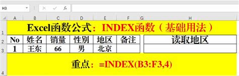 INDEX関数の使い方 指定された行数と列数の位置にある値を求める